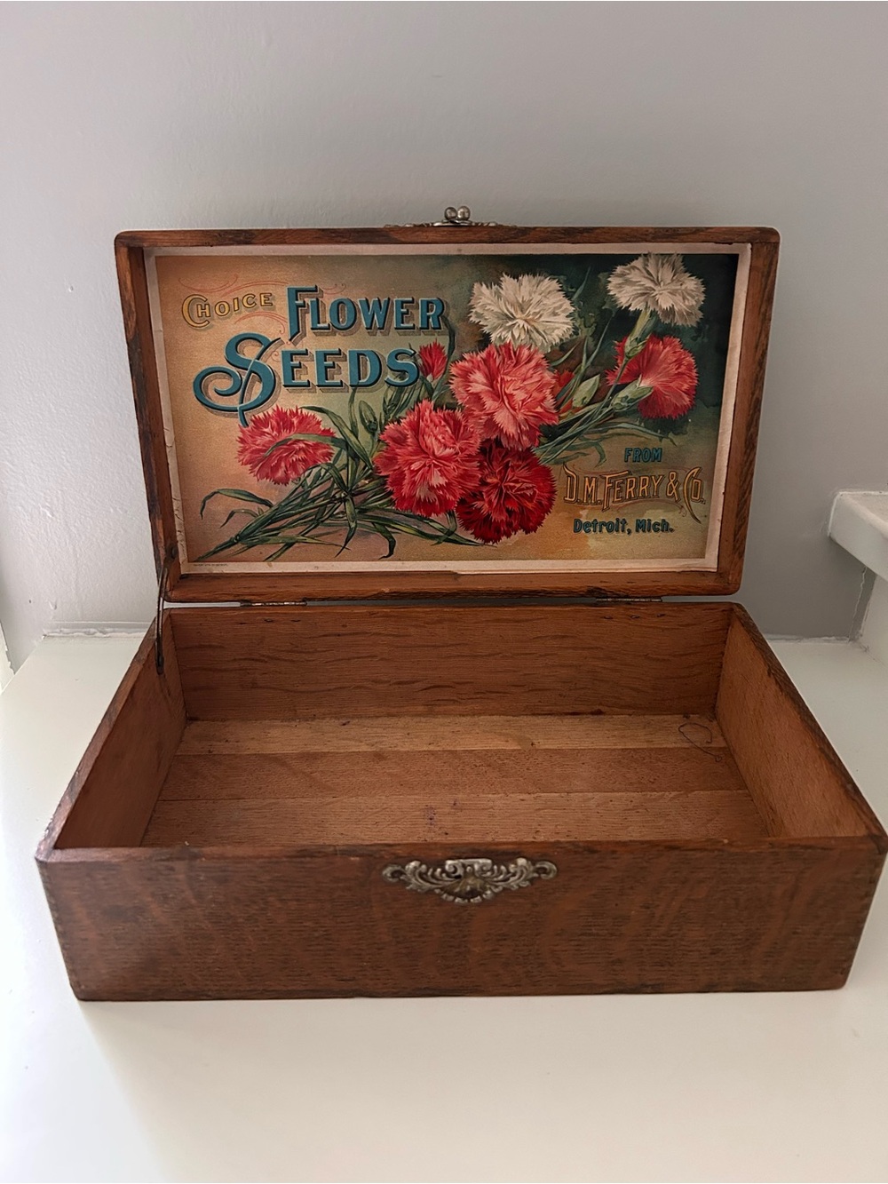 D.M. Ferry & Co. ‘Choice Flower Seeds’ Seed Box, c. 1890s